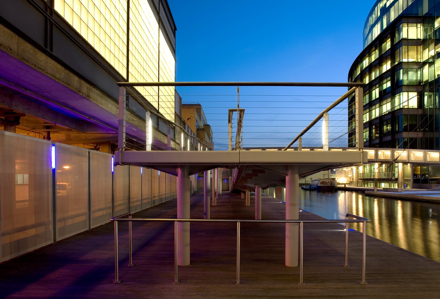 Paddington Basin; Ramps and Steps.